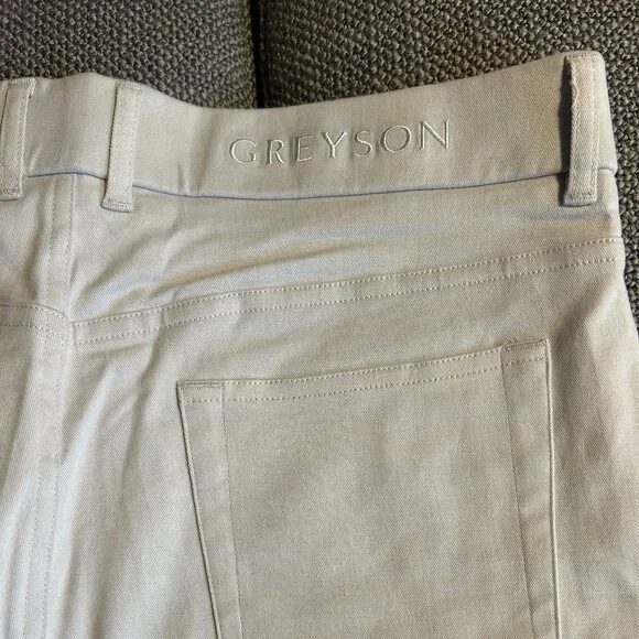 Greyson Armonk 5-Pocket Trouser Pants - Size 31/32 - Pebble - Picture 5 of 5